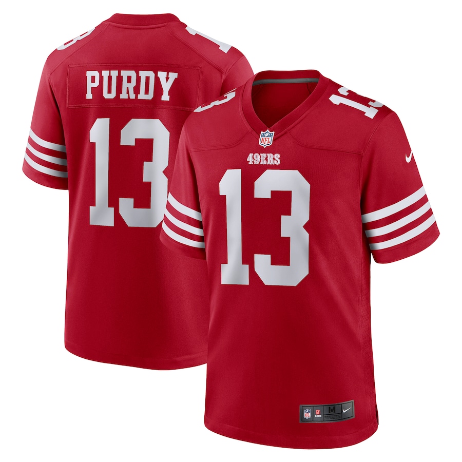 Brock Purdy San Francisco 49ers Nike Game Player Jersey – Scarlet