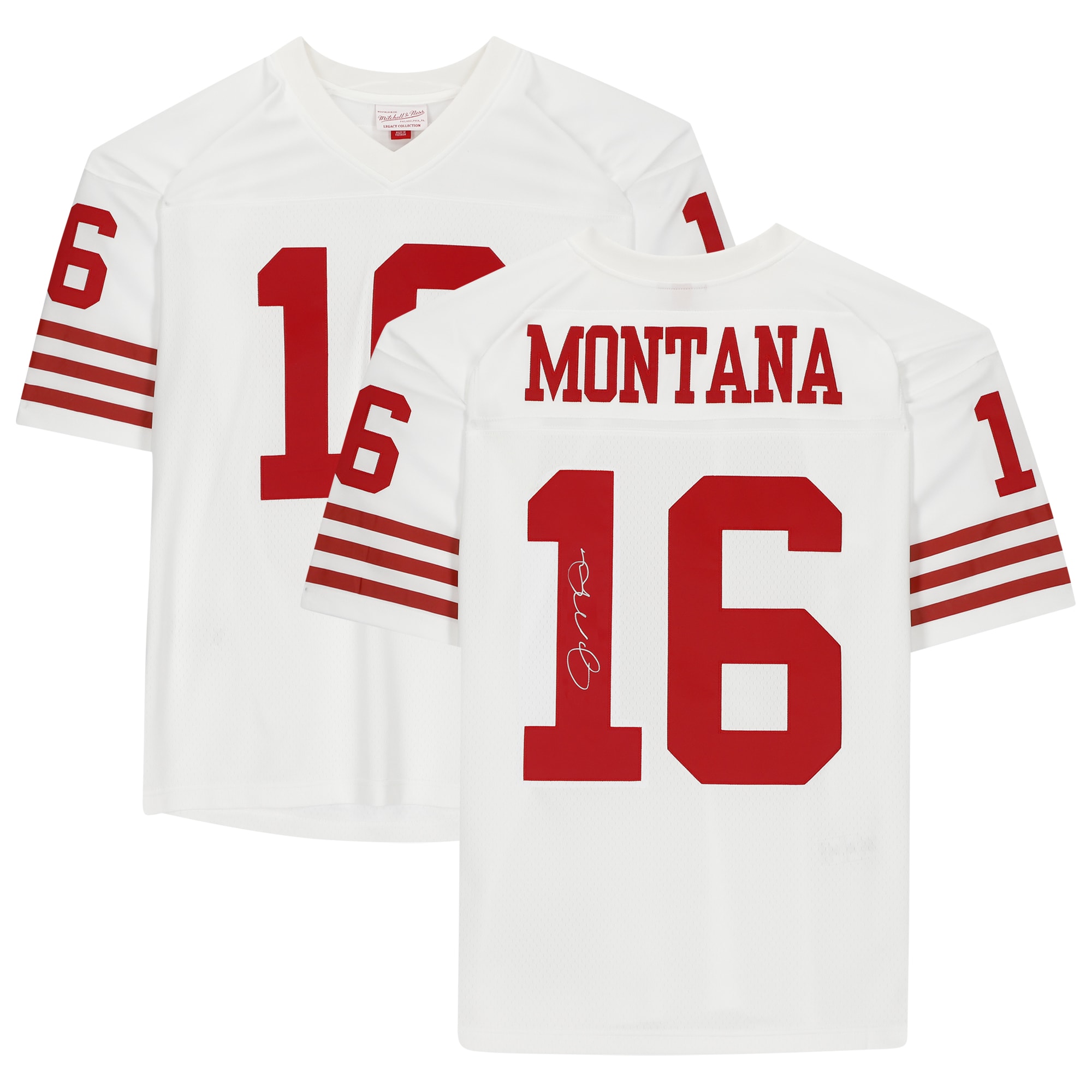 Joe Montana San Francisco 49ers Autographed White Replica Jersey
