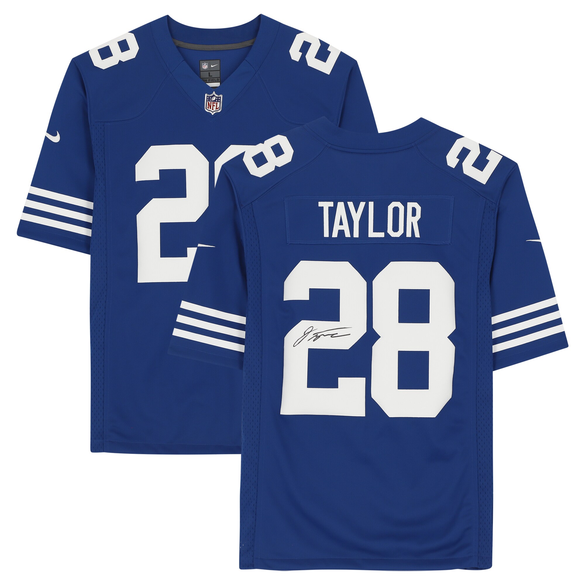 Jonathan Taylor Indianapolis Colts Autographed Royal Nike Limited Jersey