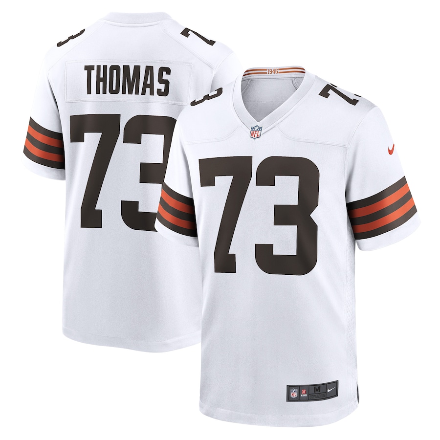 Nike Joe Thomas White Cleveland Browns Retired Game Player Jersey