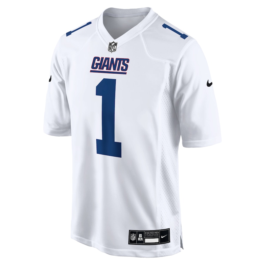 Malik Nabers New York Giants Nike Fashion Jersey – Tundra White
