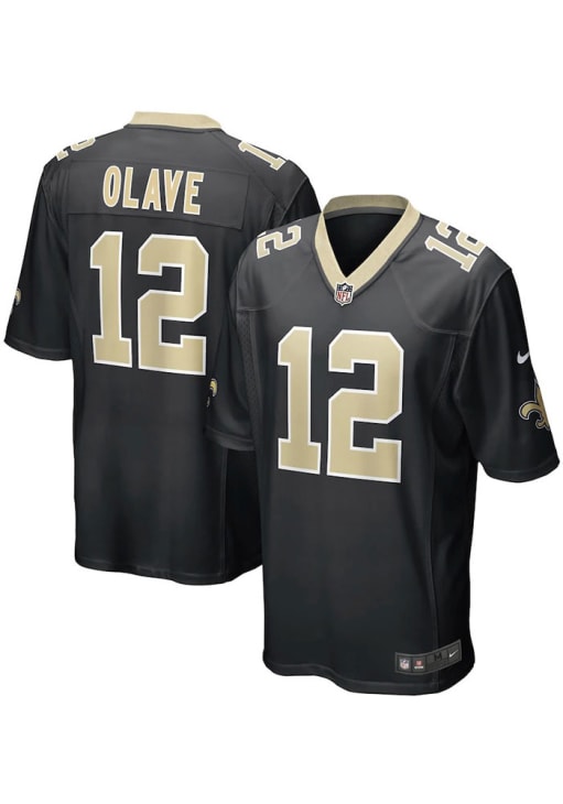 Chris Olave Nike New Orleans Saints Black HOME Football Jersey