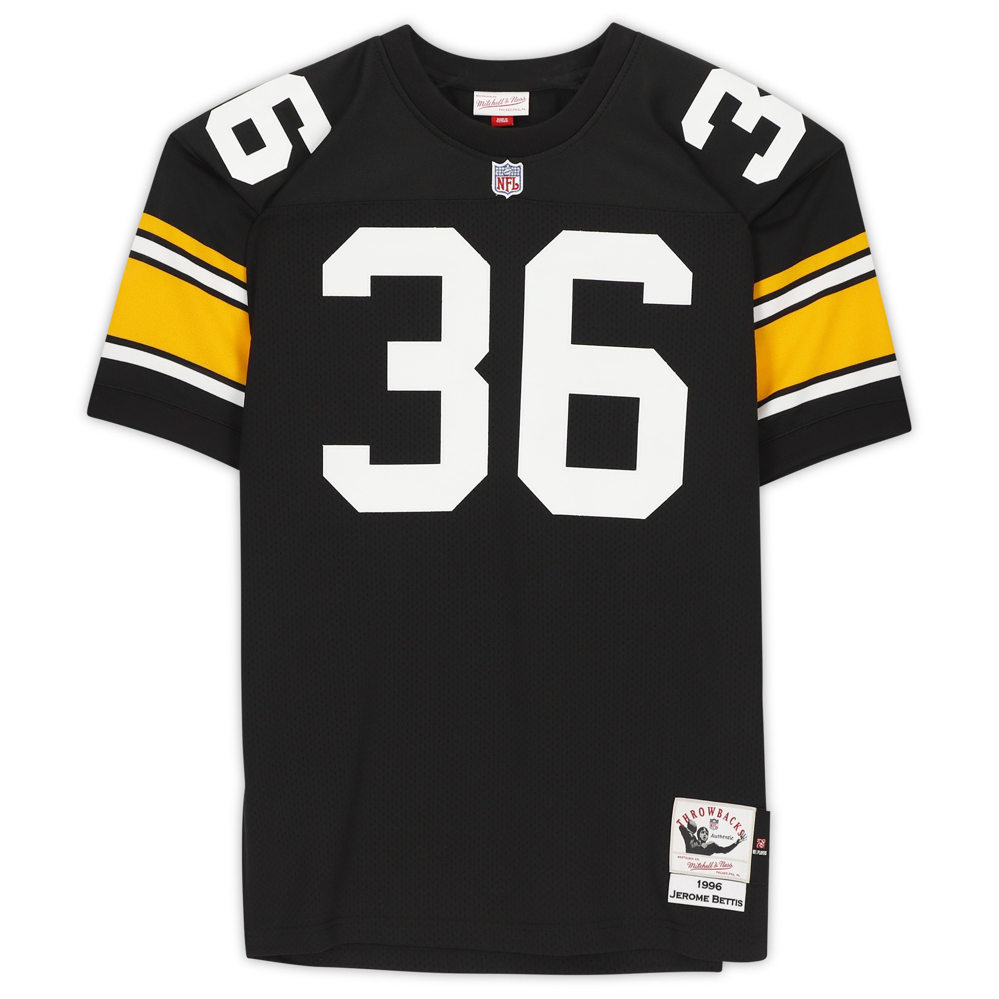 Jerome Bettis Pittsburgh Steelers Autographed Black Jersey