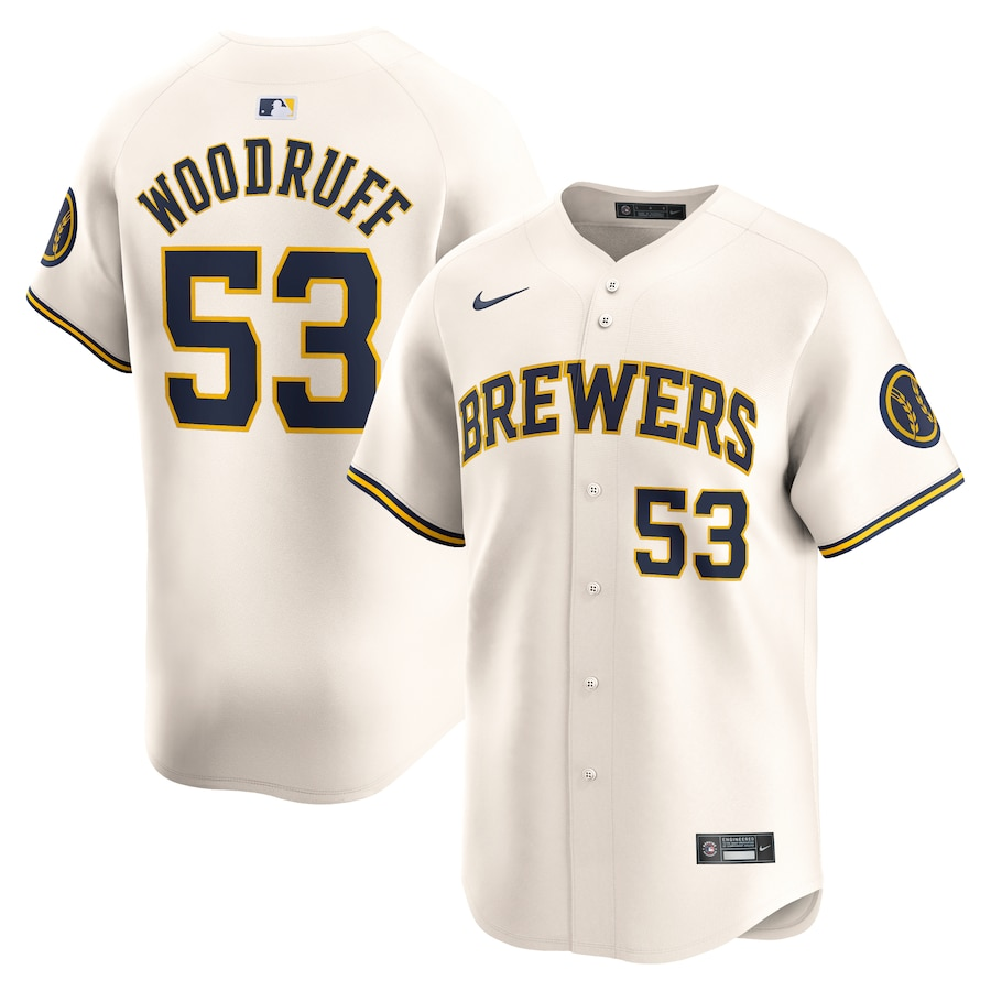 Woodruff Milwaukee Brewers Alternate Player Jersey Baseball
