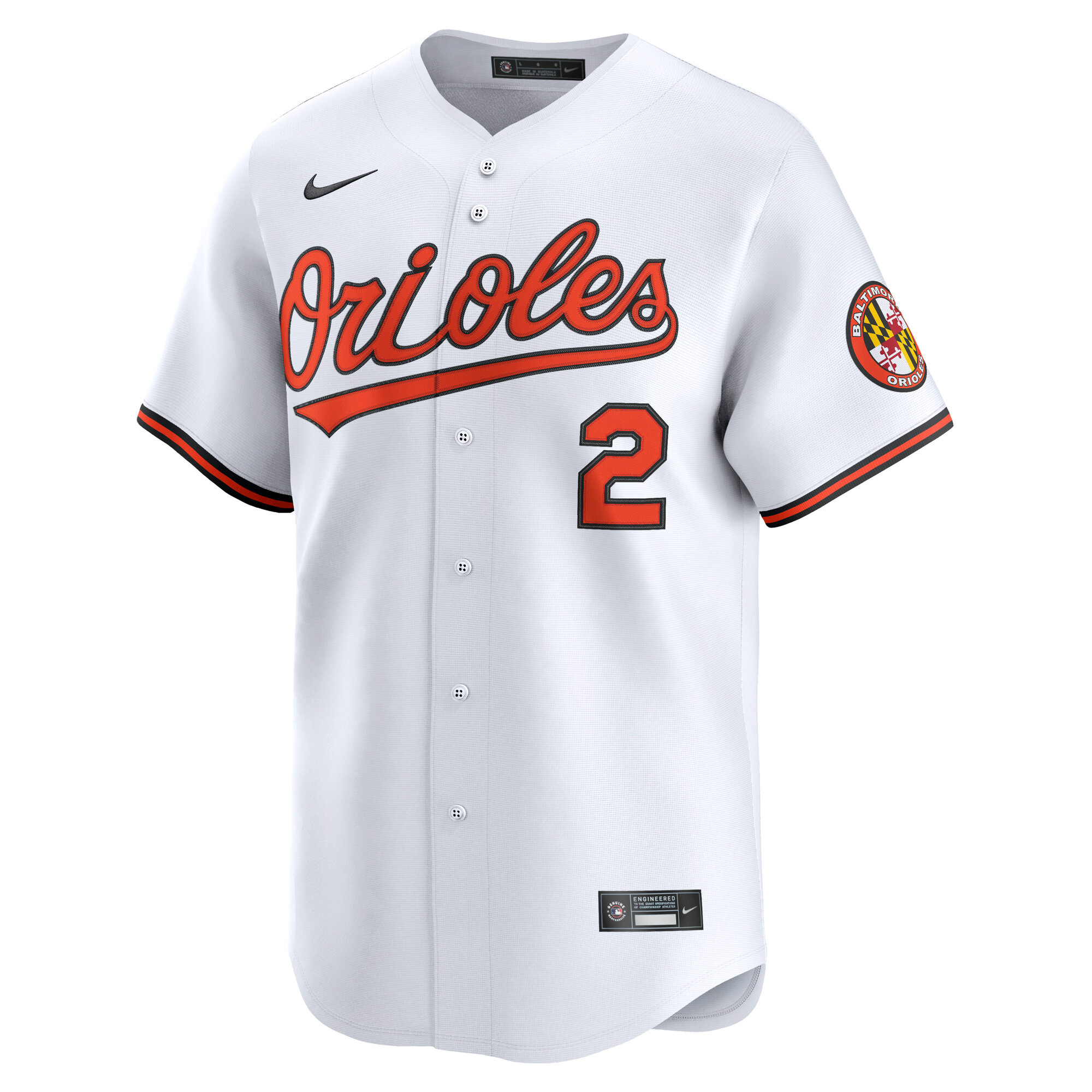 Gunnar Henderson Baltimore Orioles Nike Home Limited Player Jersey