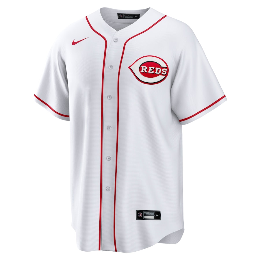 Cincinnati Reds Elly De La Cruz Nike White Home Elite Player Jersey