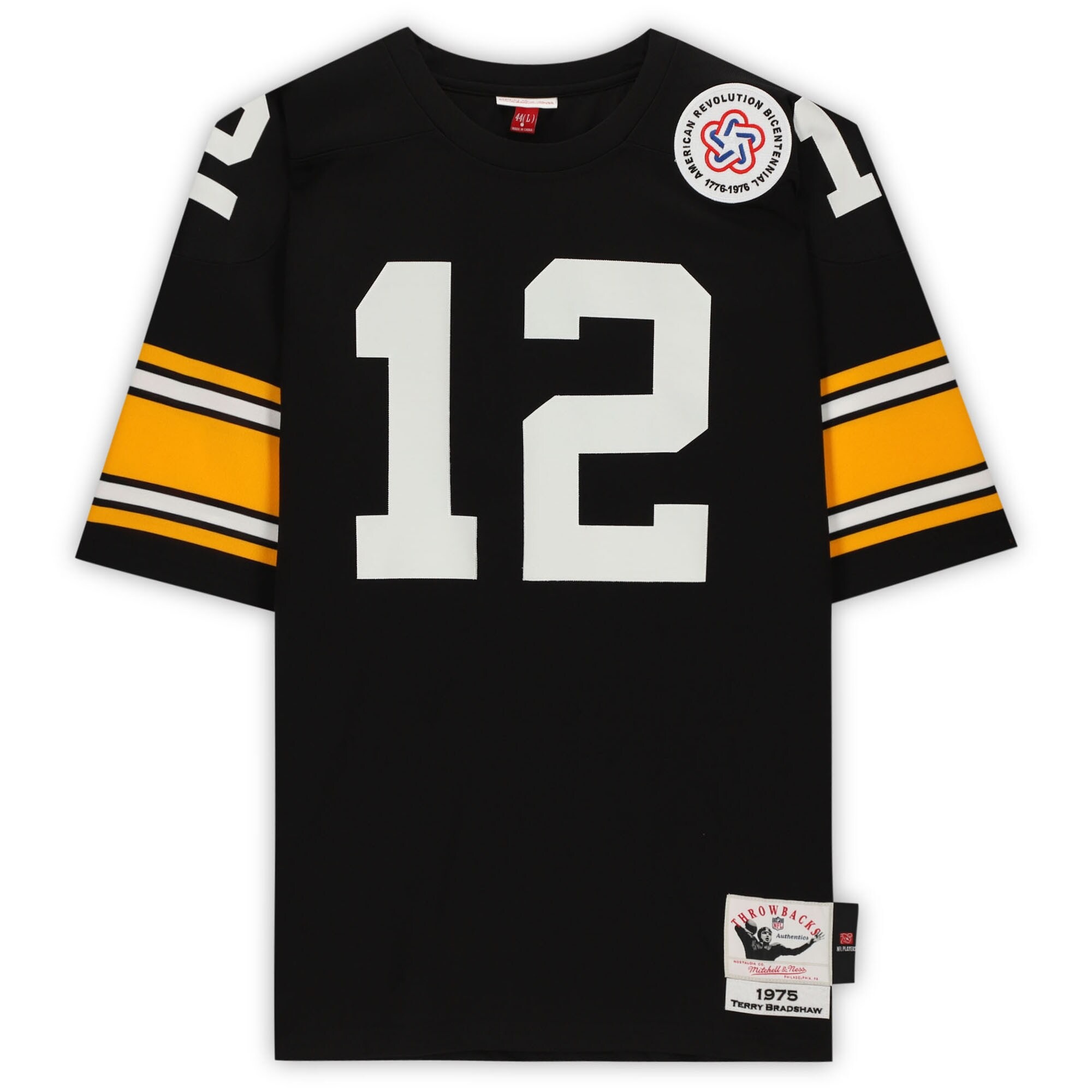 Terry Bradshaw Pittsburgh Steelers Autographed Black Authentic Jersey