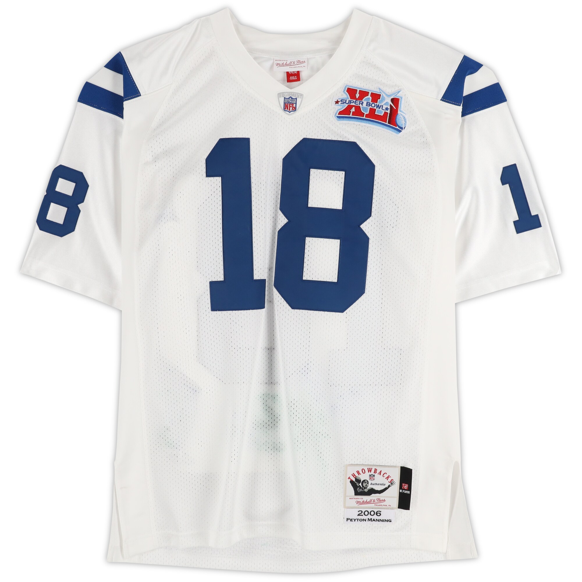 Peyton Manning Indianapolis Colts Autographed White Jersey