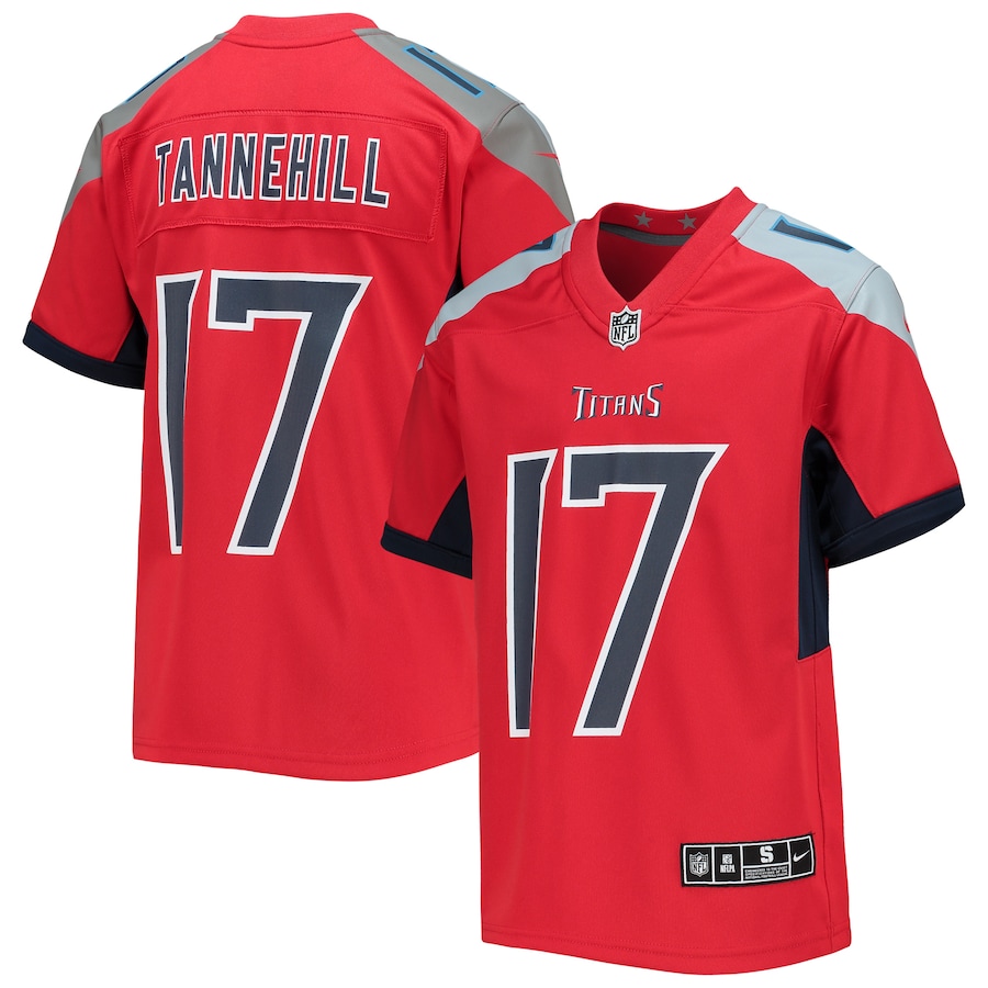 Ryan Tannehill Tennessee Titans Nike Youth Inverted Team Game Jersey – Red