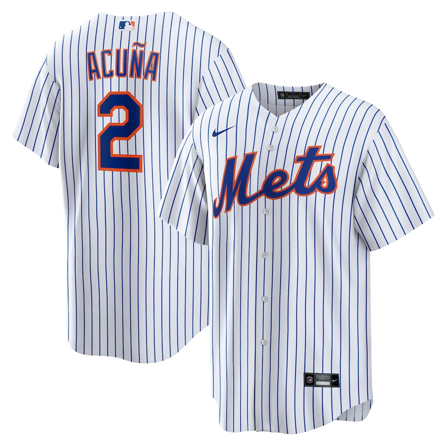 MLB Men’s New York Mets Luisangel Acuña Home Player Jersey