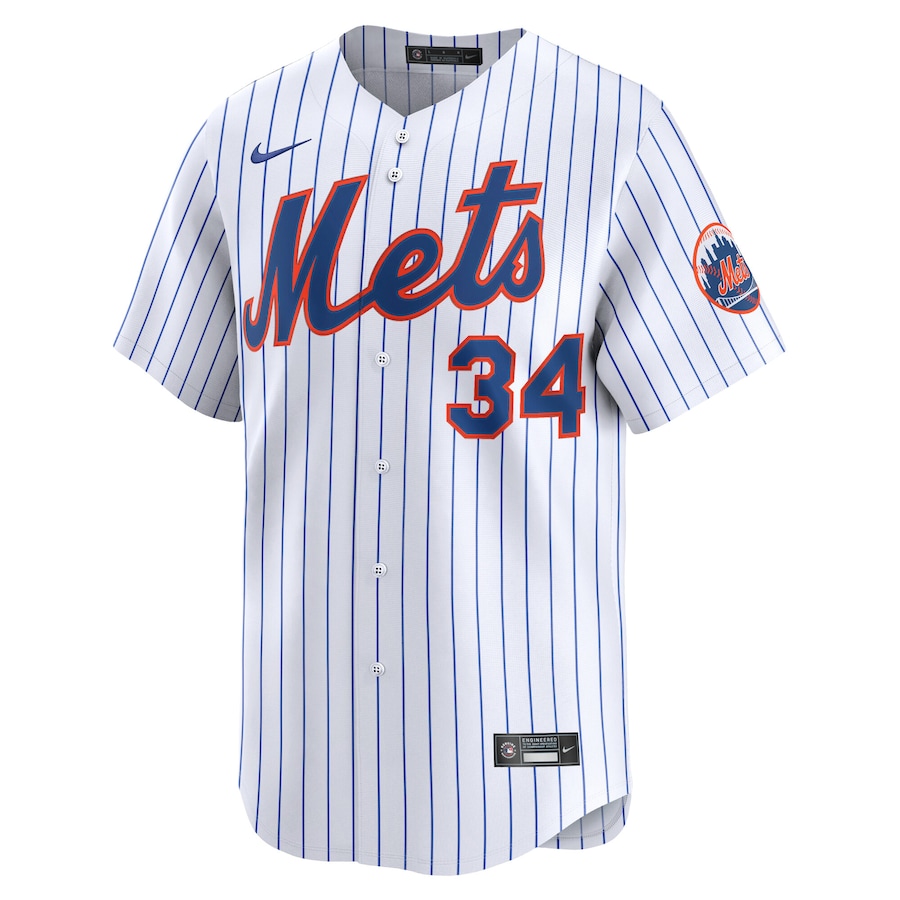 Men’s New York Mets Kodai Senga Nike White Home Limited Player Jersey