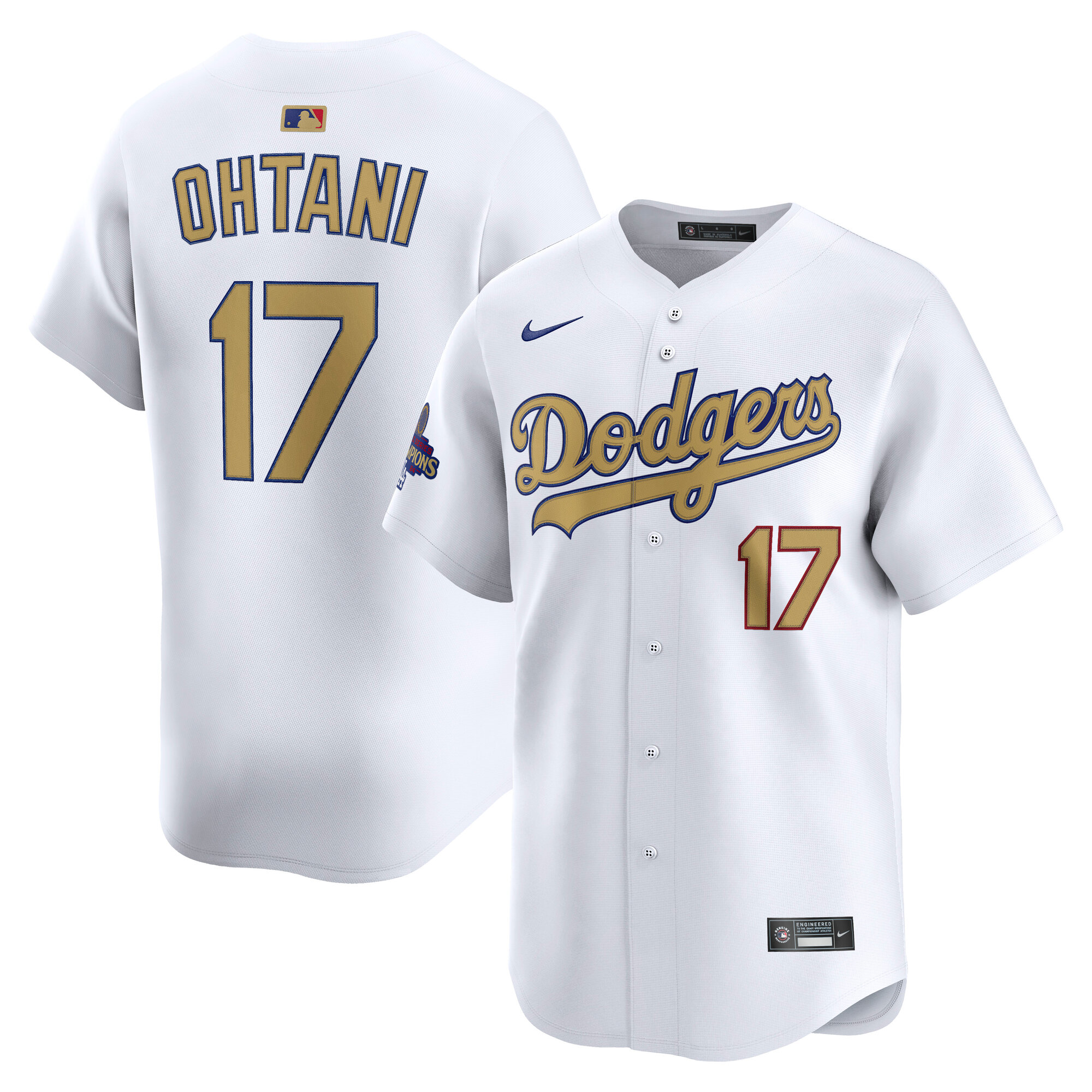 Shohei Ohtani Los Angeles Dodgers Nike 2025 Gold Collection Limited Jersey