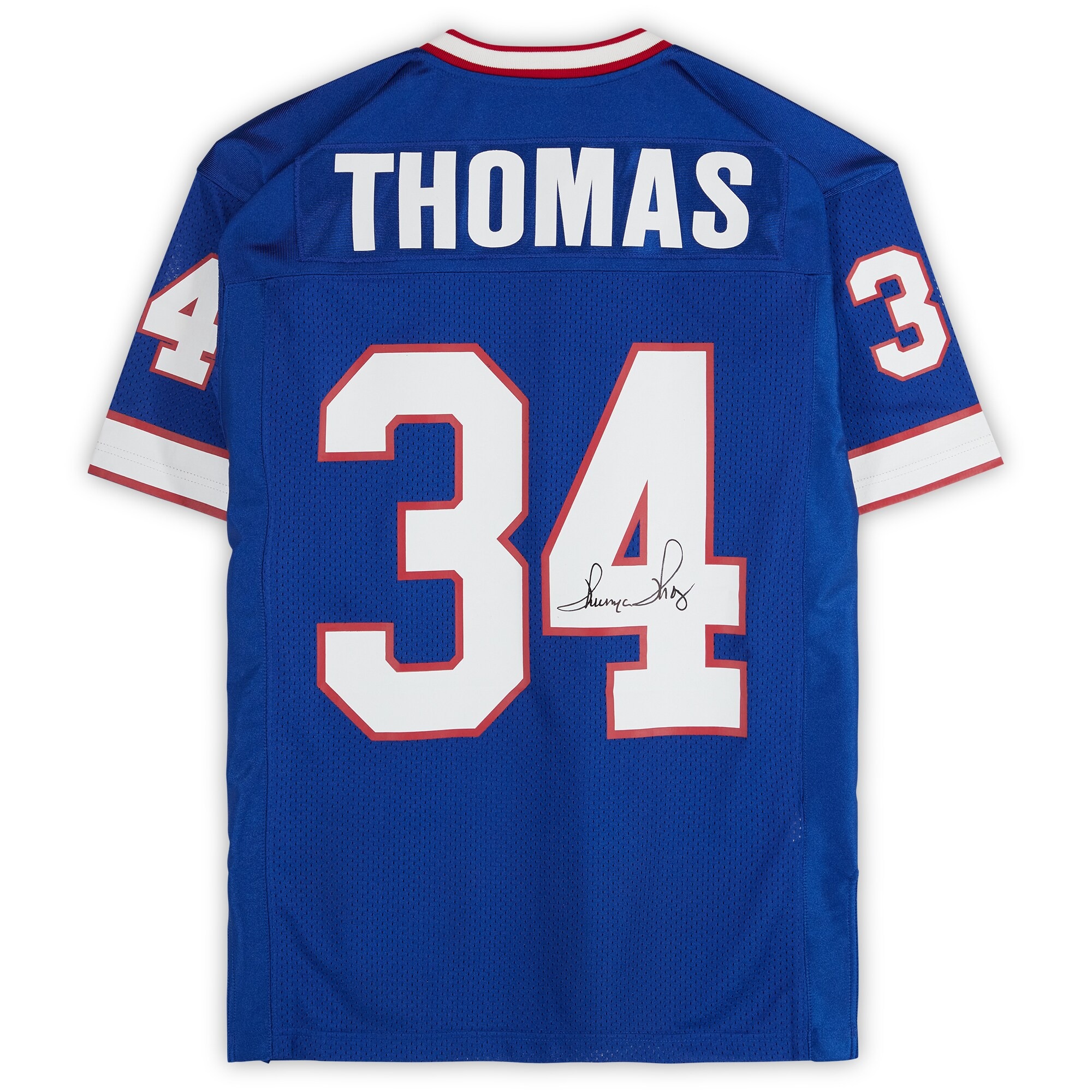 Thurman Thomas Buffalo Bills Autographed Royal Authentic Jersey