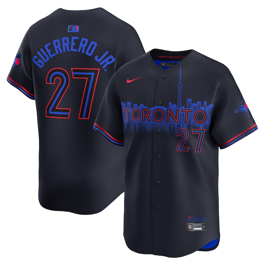 Toronto Blue Jays Vladimir Guerrero Jr. Nike Black 2024 City Connect Limited Player Jersey