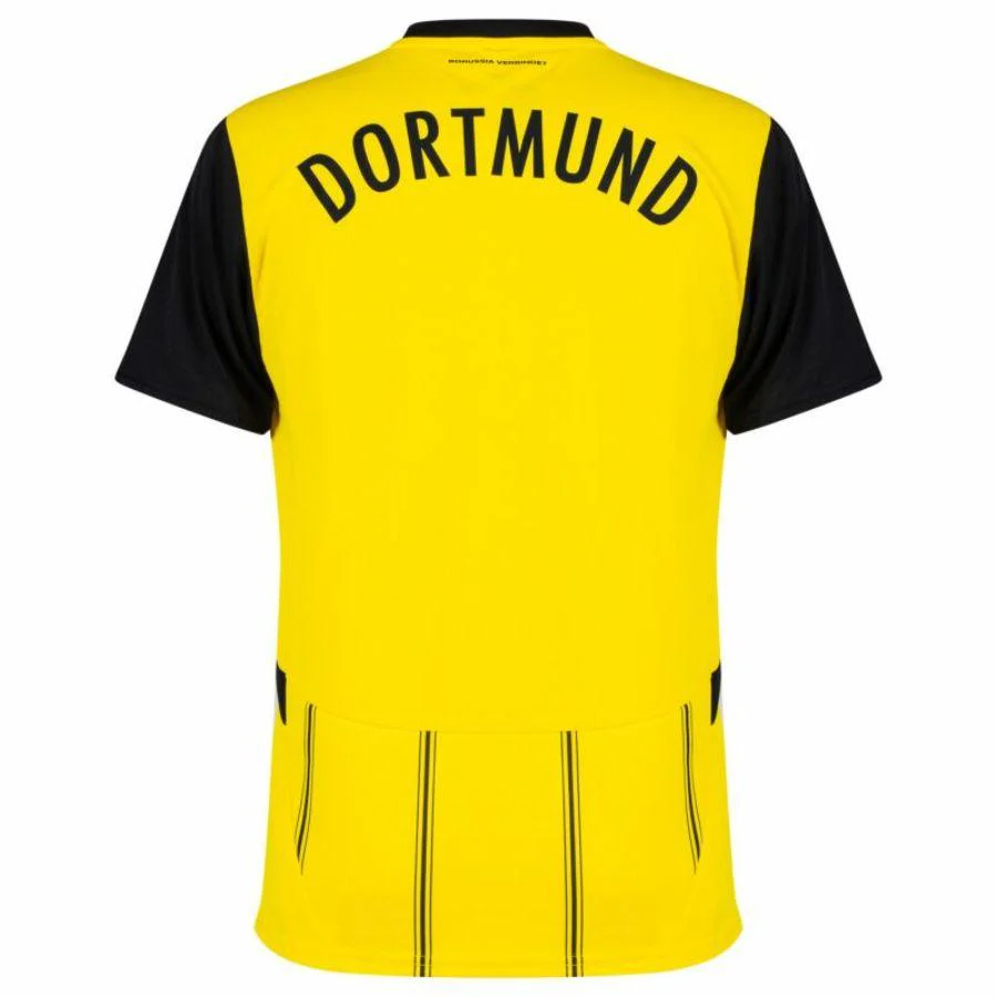 Borussia Dortmund Home 2024/25 Patches UCL UEFA Foundation (Official Printing)