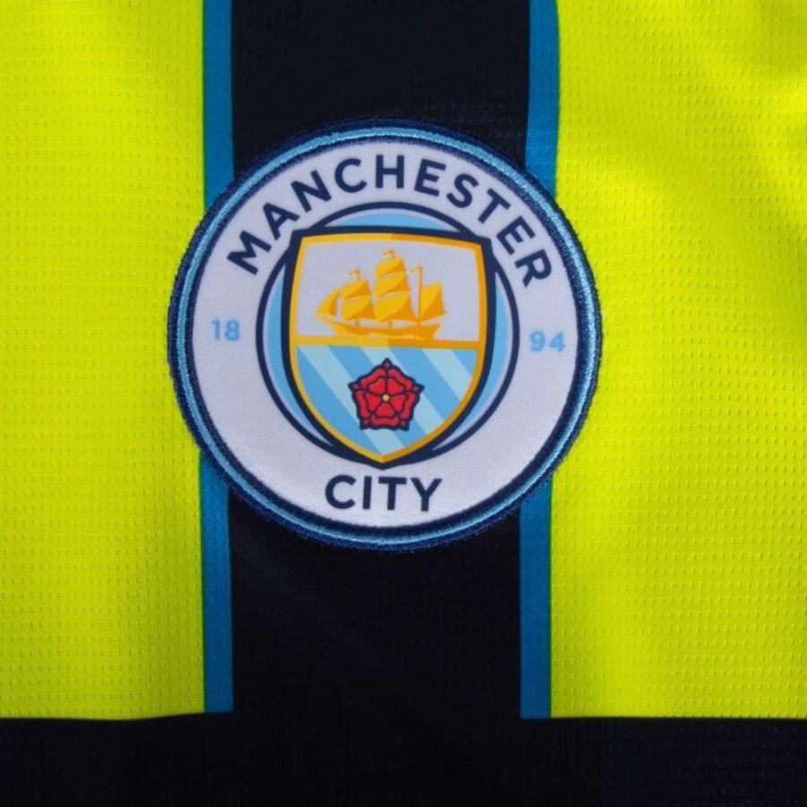 Manchester City Away 2024/25 Patches UCL UEFA Foundation (Official Printing)