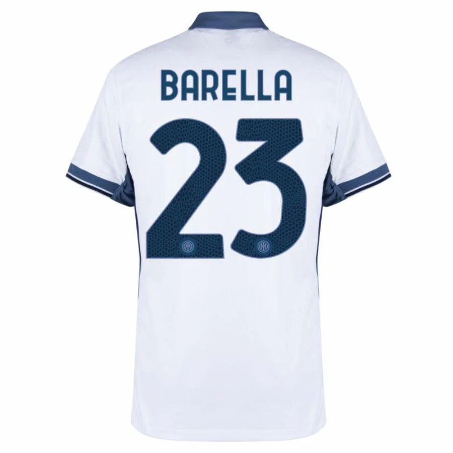Inter Milan Barella 23 Away 2024/25 Patches UCL UEFA Foundation (Official Printing)