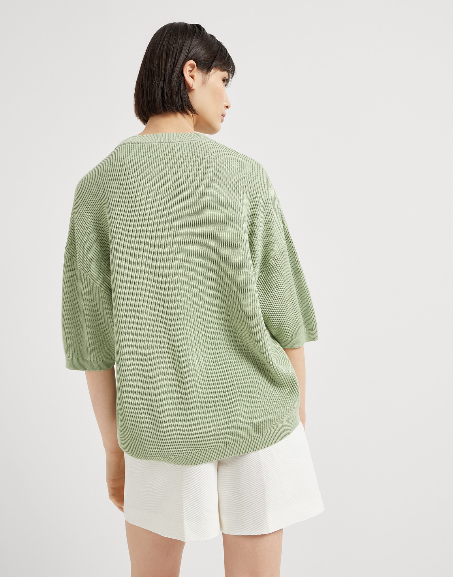 English Rib knit sweater