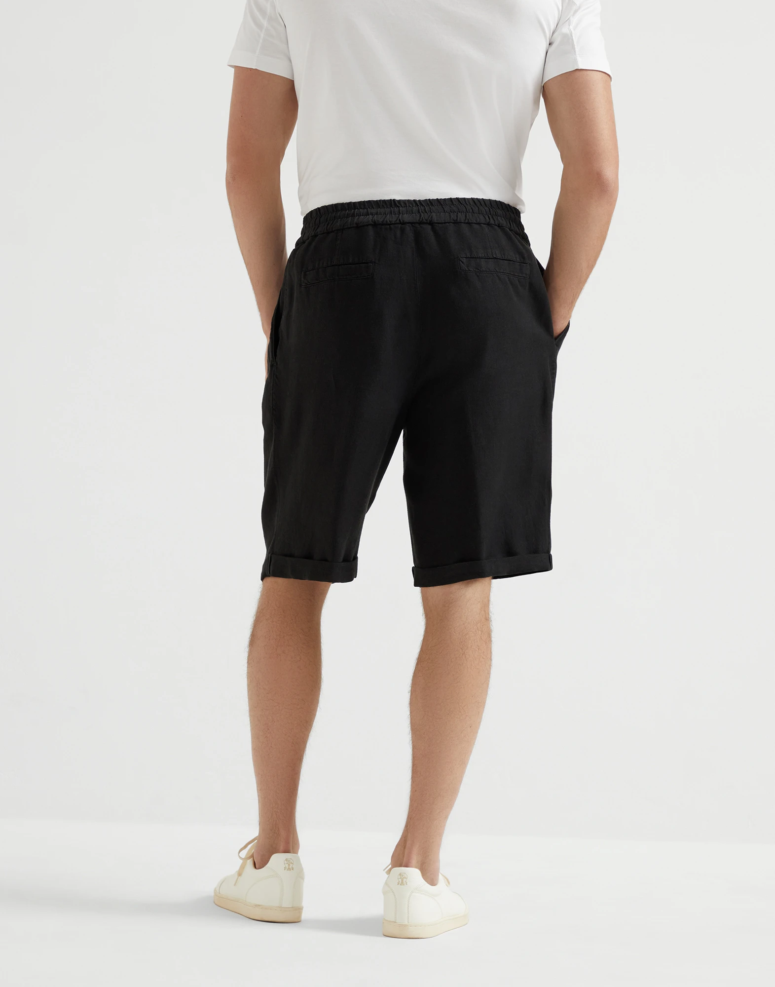 Bermuda shorts with drawstring