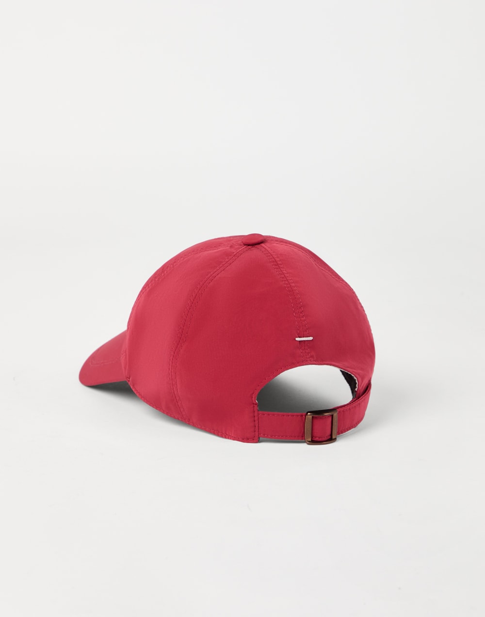 Water-resistant microfiber baseball cap with embroidered logo