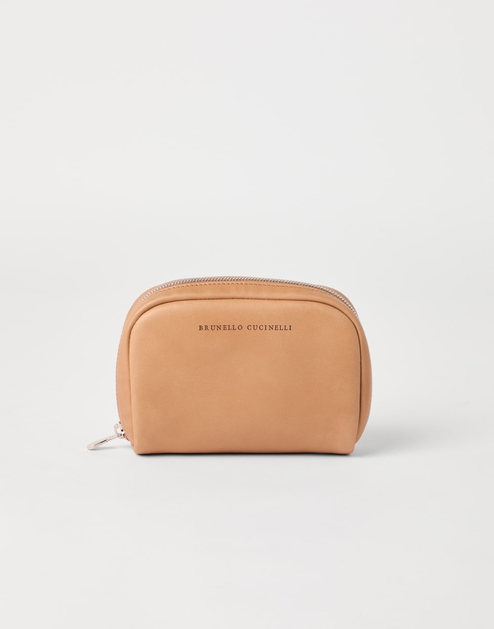 Matte calfskin beauty case