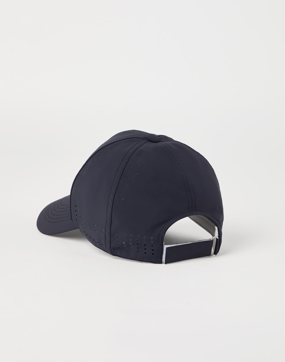 Stretch nylon baseball cap with logo