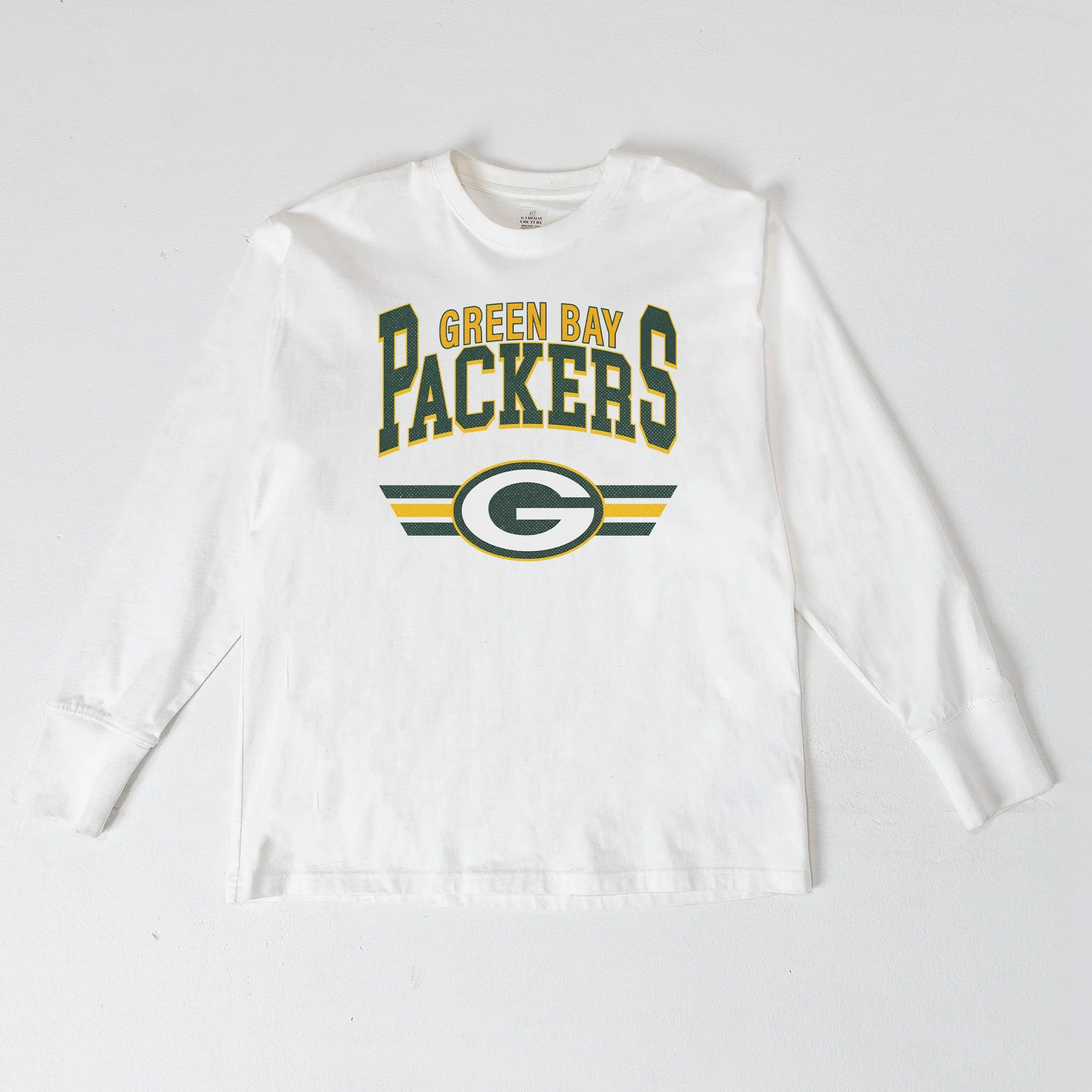 GREEN BAY PACKERS SWIFT STRIKE ESSENTIAL RELAXED FIT LONG SLEEVE TEE