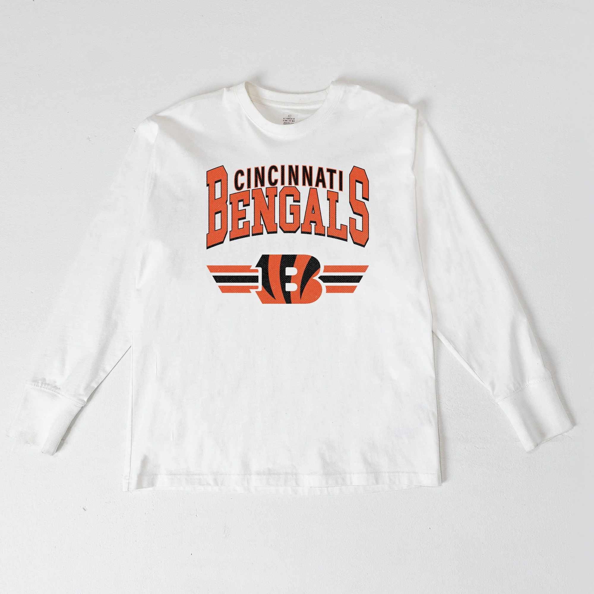 CINCINNATI BENGALS SWIFT STRIKE ESSENTIAL RELAXED FIT LONG SLEEVE TEE