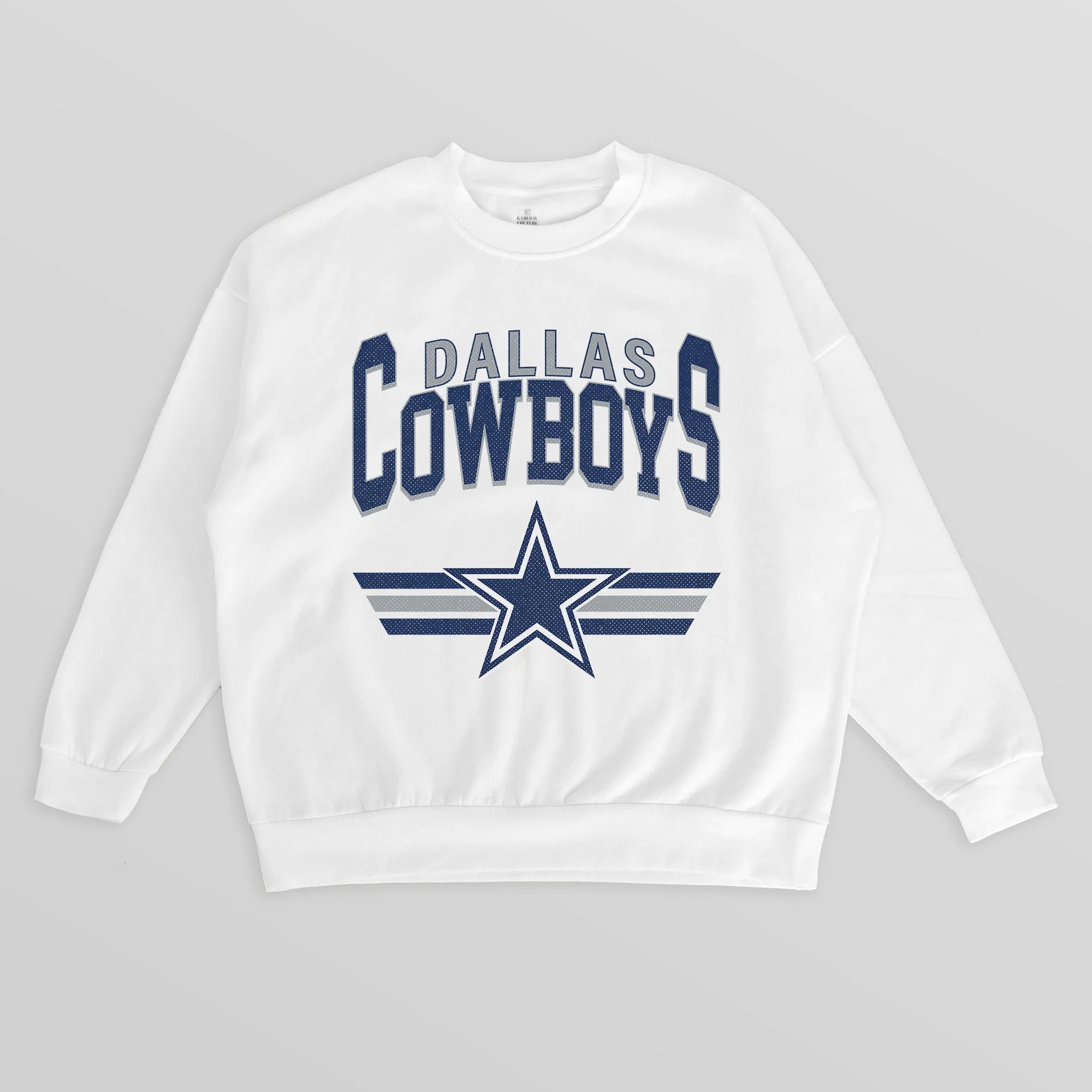 DALLAS COWBOYS SWIFT STRIKE PREMIUM FLEECE CREWNECK PULLOVER