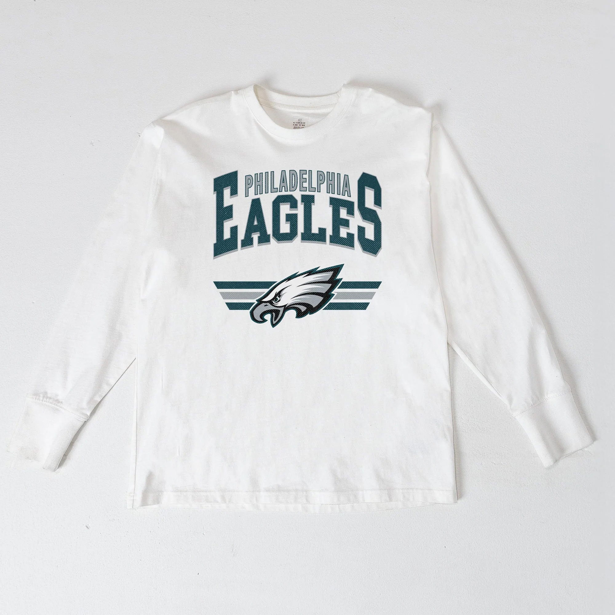 PHILADELPHIA EAGLES SWIFT STRIKE ESSENTIAL RELAXED FIT LONG SLEEVE TEE