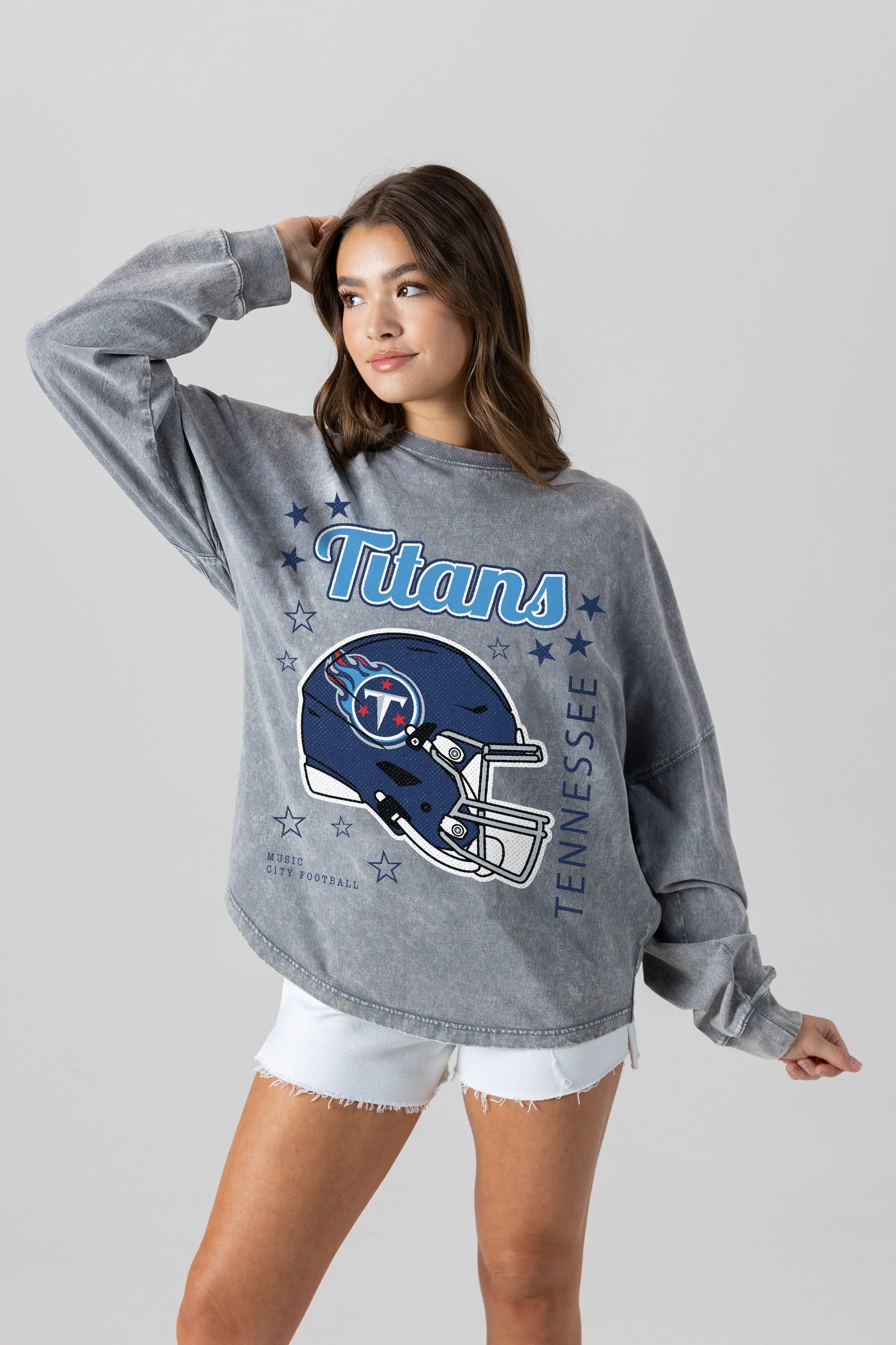 TENNESSEE TITANS Starbound Oversized Long-Sleeve Tee