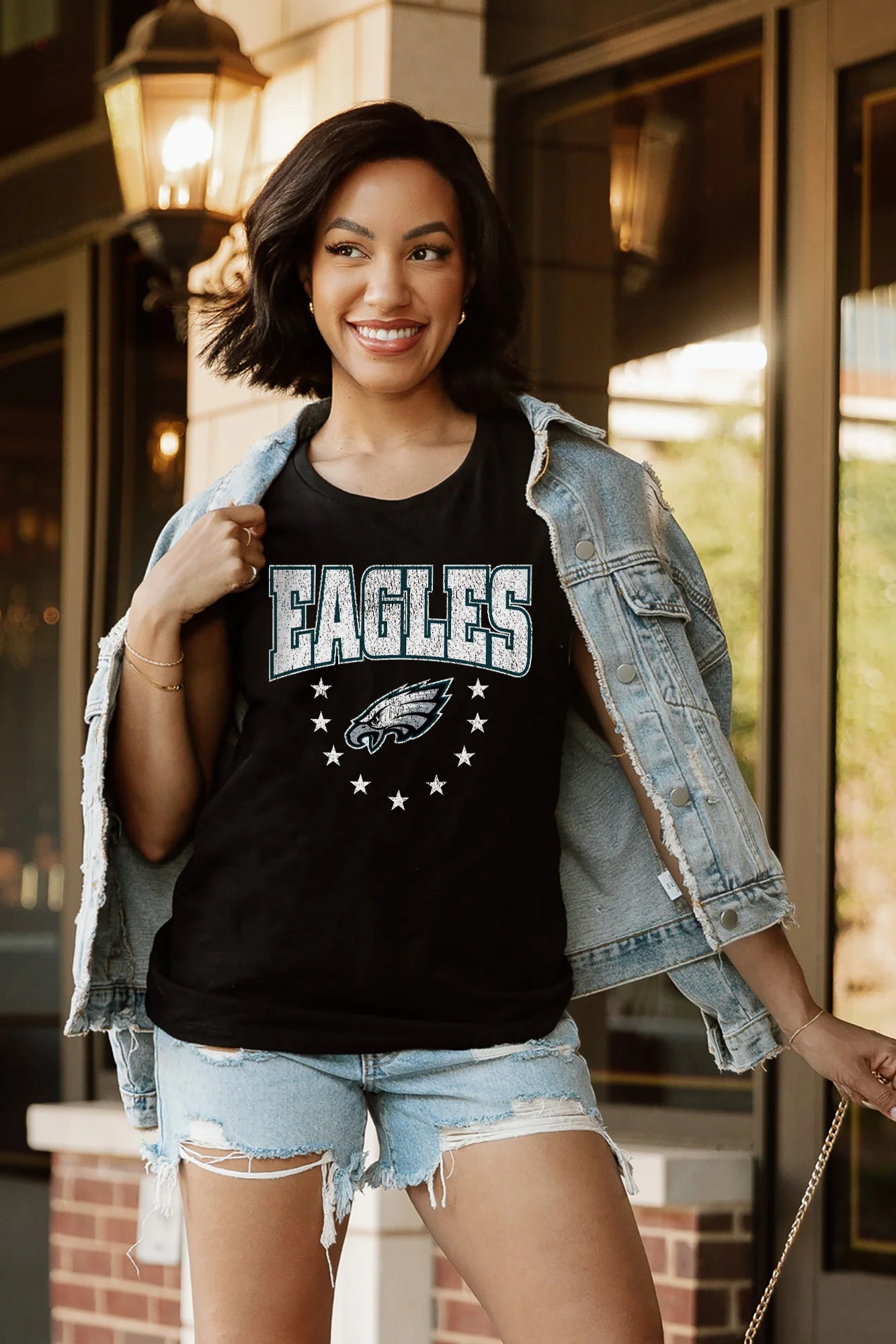 PHILADELPHIA EAGLES Baby You're A Star Racerback Tank