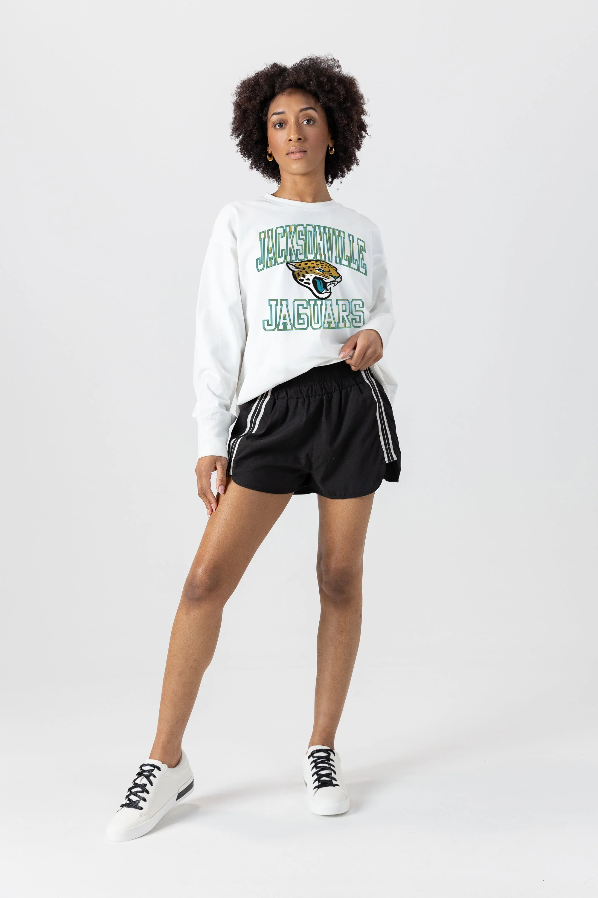 JACKSONVILLE JAGUARS Mind Games Oversized Long-Sleeve Tee