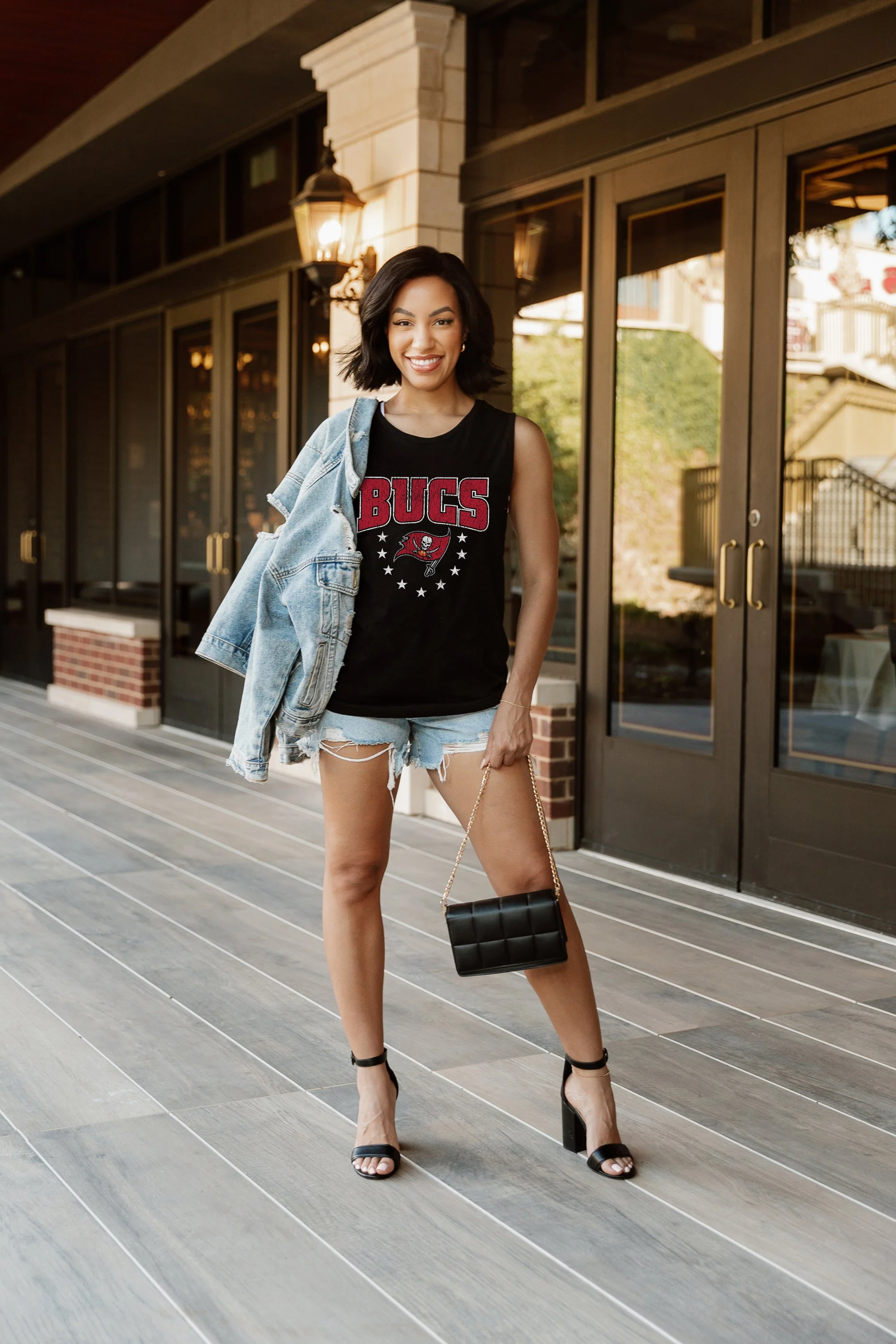 TAMPA BAY BUCCANEERS Baby You're A Star Racerback Tank