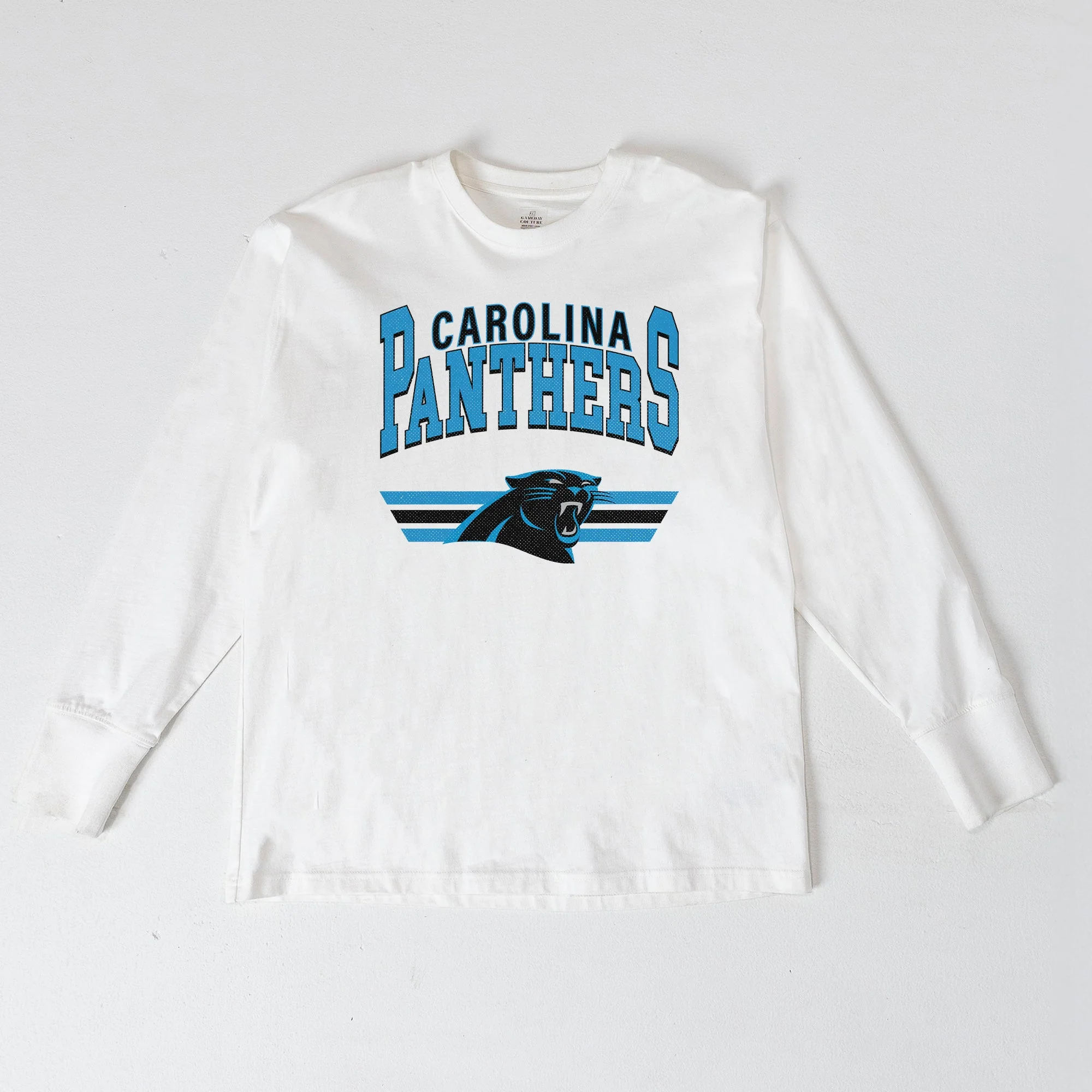 CAROLINA PANTHERS SWIFT STRIKE ESSENTIAL RELAXED FIT LONG SLEEVE TEE