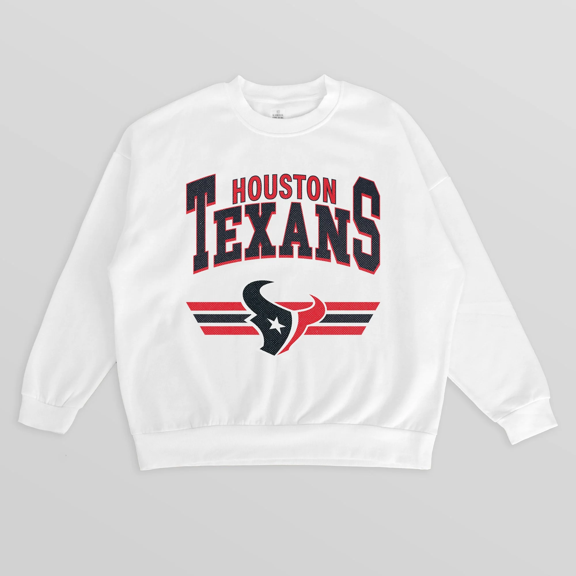 HOUSTON TEXANS SWIFT STRIKE PREMIUM FLEECE CREWNECK PULLOVER