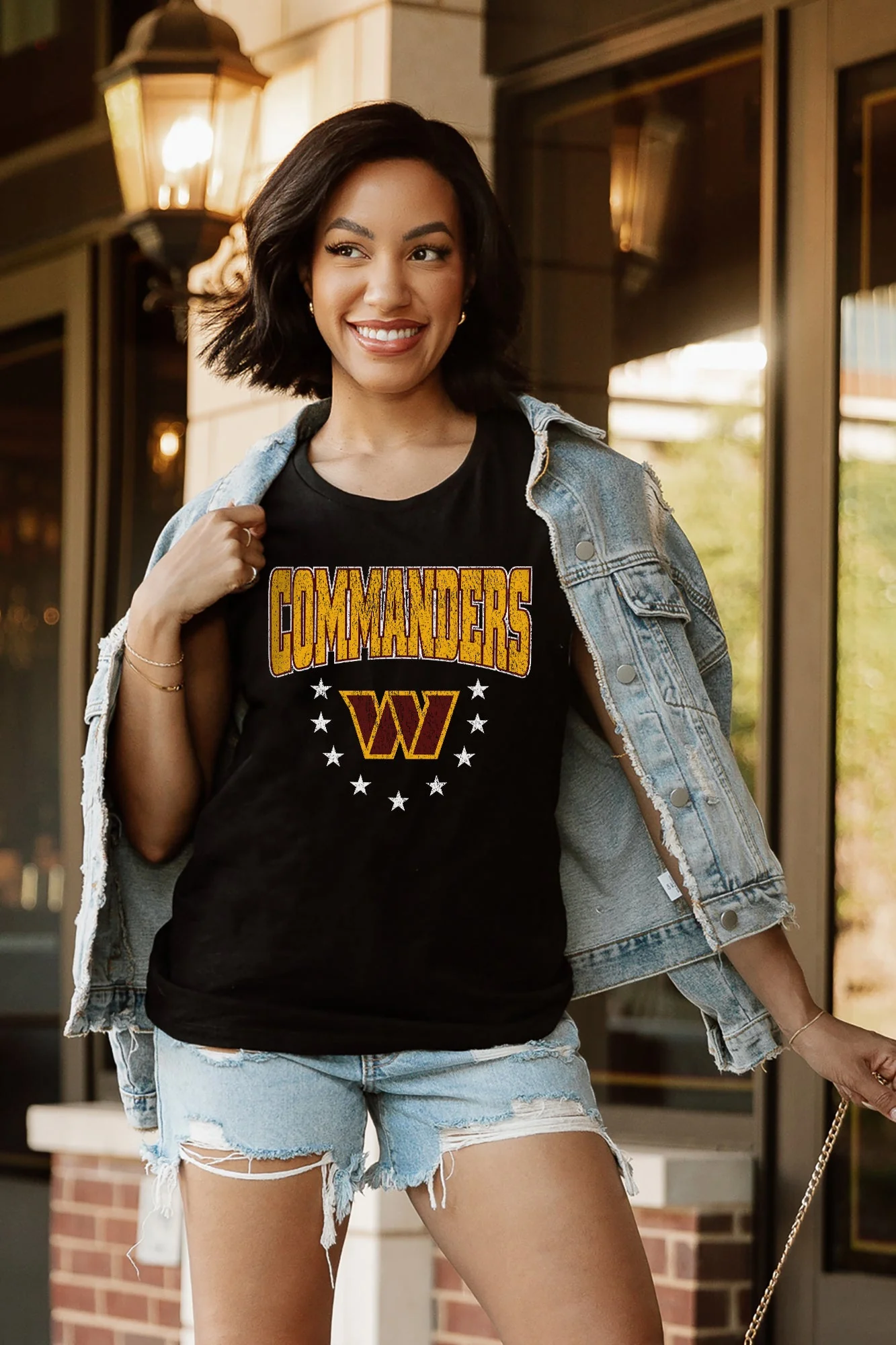 WASHINGTON COMMANDERS Baby You're A Star Racerback Tank