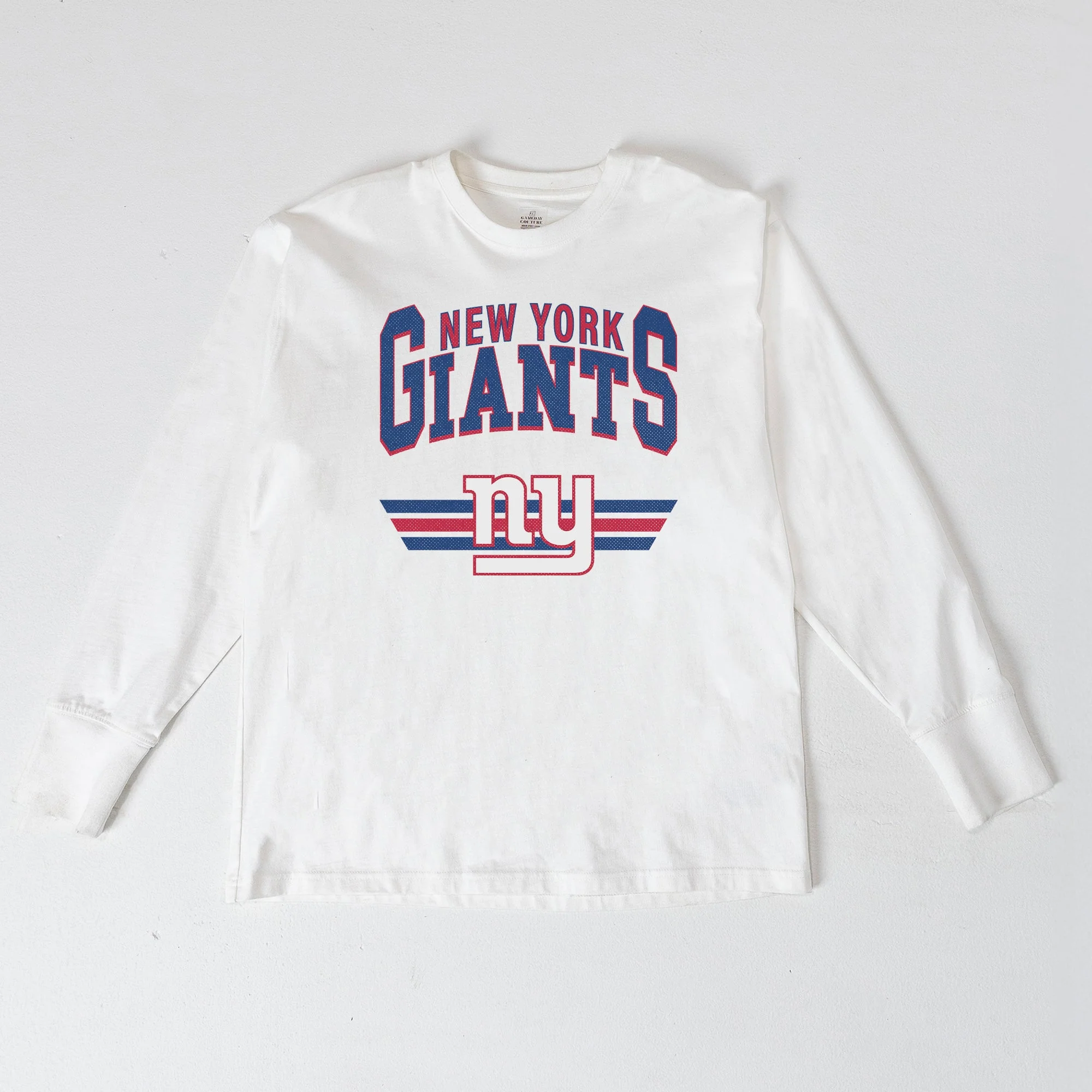 NEW YORK GIANTS SWIFT STRIKE ESSENTIAL RELAXED FIT LONG SLEEVE TEE