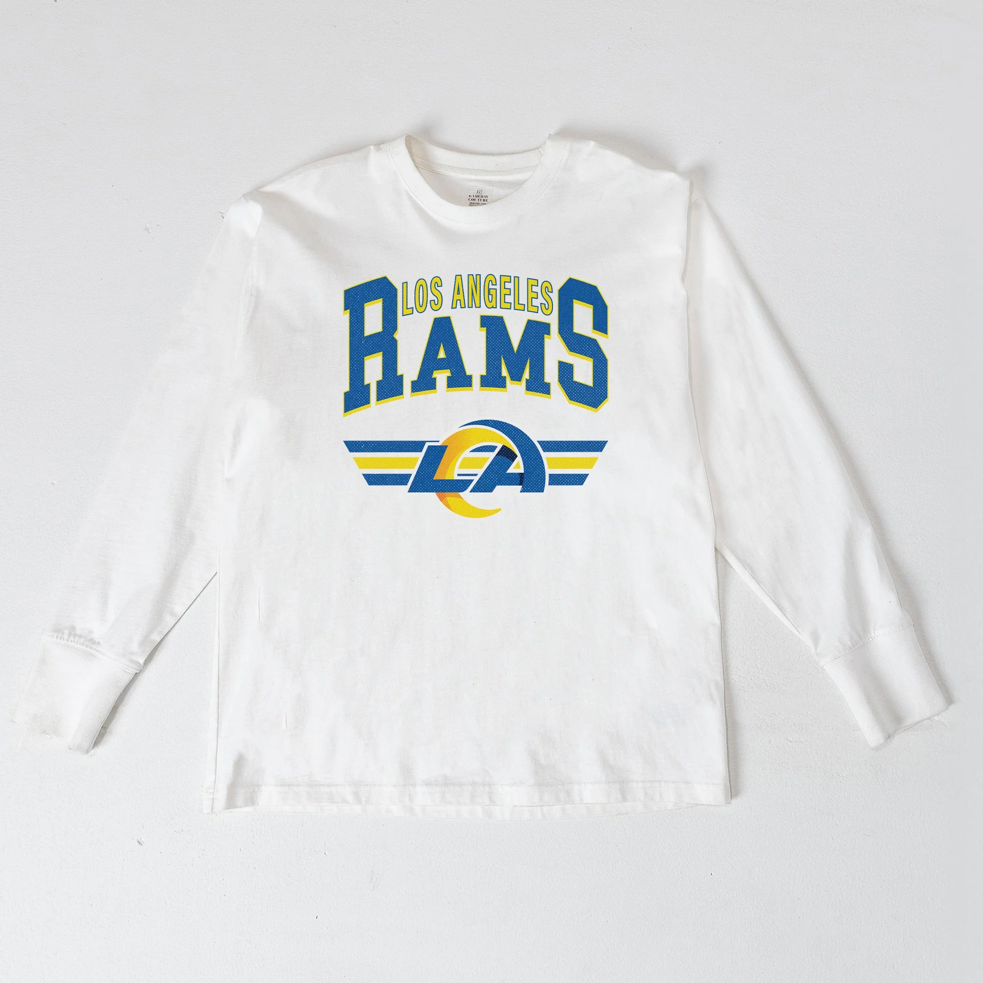 LOS ANGELES RAMS SWIFT STRIKE ESSENTIAL RELAXED FIT LONG SLEEVE TEE
