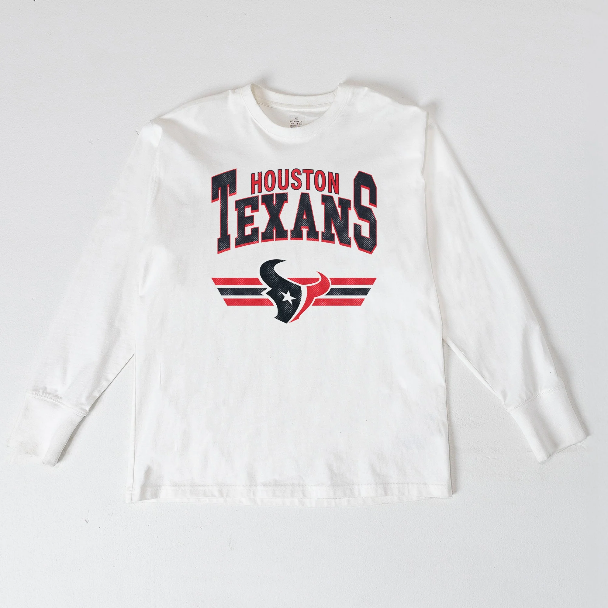 HOUSTON TEXANS SWIFT STRIKE ESSENTIAL RELAXED FIT LONG SLEEVE TEE
