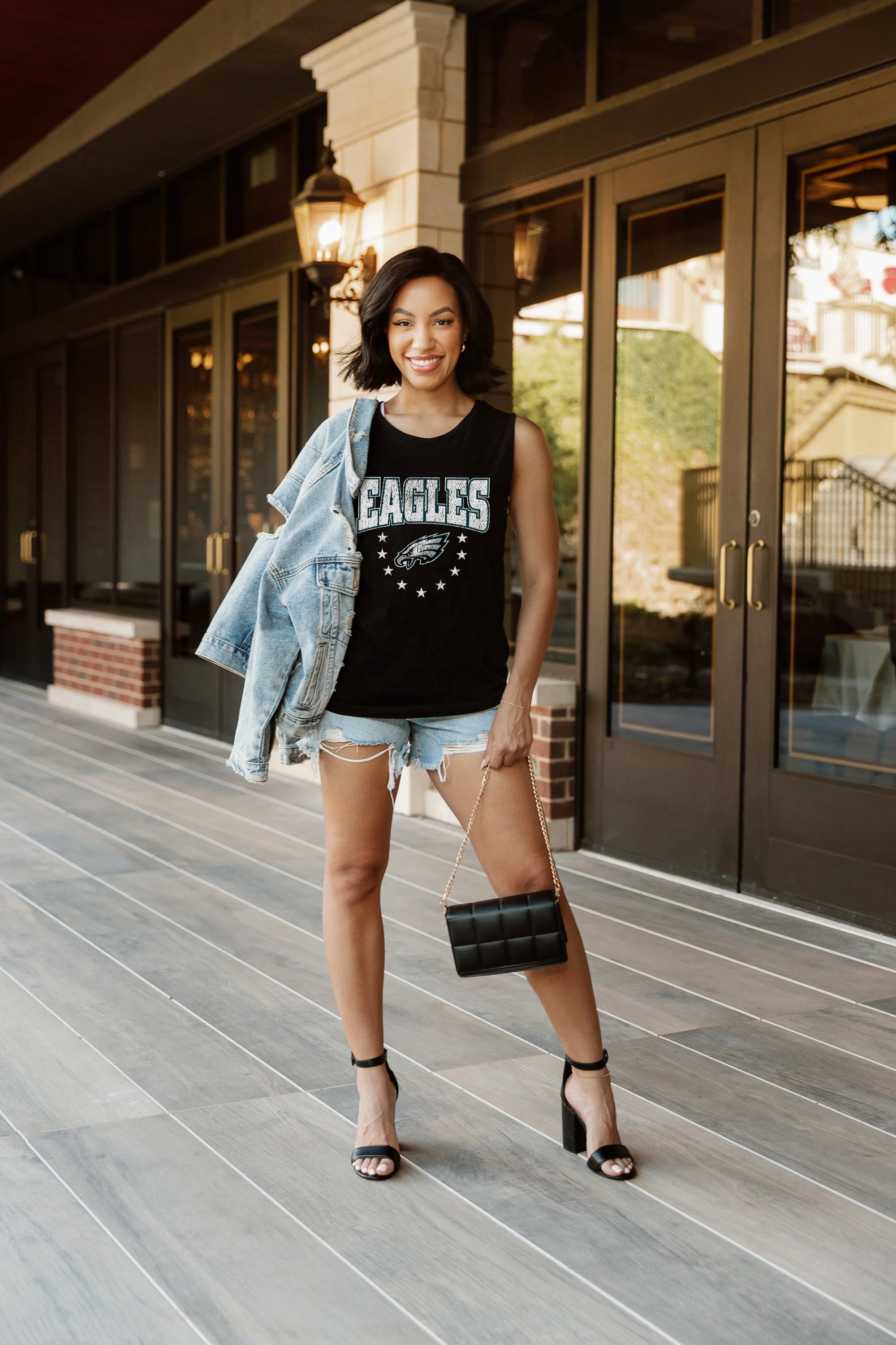 PHILADELPHIA EAGLES Baby You're A Star Racerback Tank