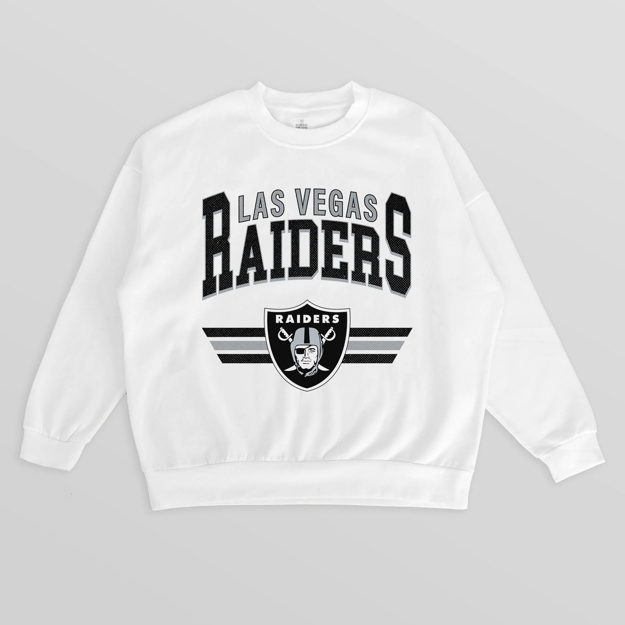 LAS VEGAS RAIDERS SWIFT STRIKE PREMIUM FLEECE CREWNECK PULLOVER