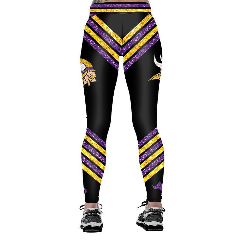 MINNESOTA VIKINGS Casual fashion contrast printed Leggings