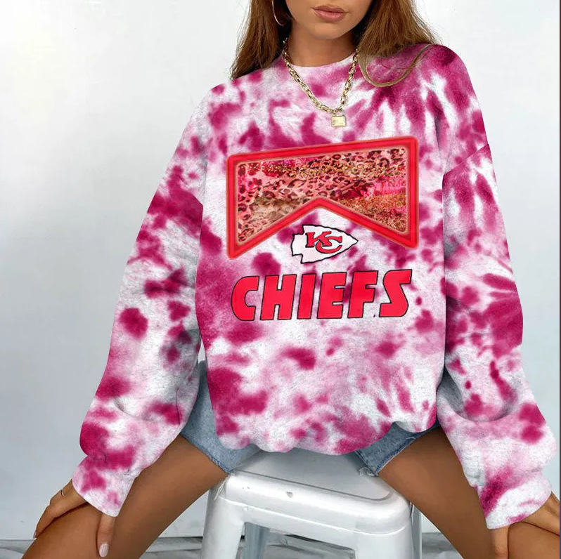 KANSAS CITY CHIEFSTrendy new printed round neck sweatshirt 4