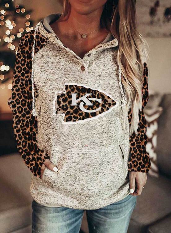 KANSAS CITY CHIEFSPrinted Plaid Long Sleeve Sweatshirt 5