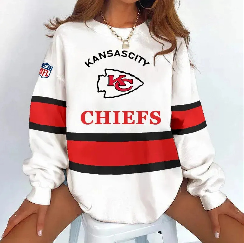 KANSAS CITY CHIEFSTrendy new printed round neck sweatshirt