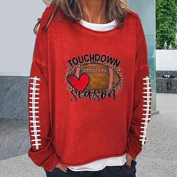 KANSAS CITY CHIEFSCasual fashionable round neck sweatshirt