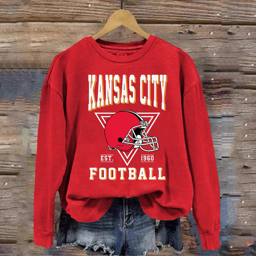 KANSAS CITY CHIEFSCasual Printed Sweatshirt4 For Men/Women