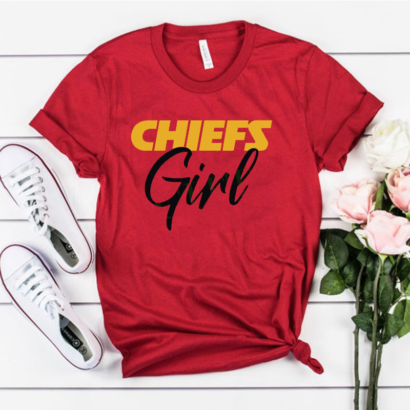 KANSAS CITY CHIEFSCasual printed short-sleeved T-shirt2