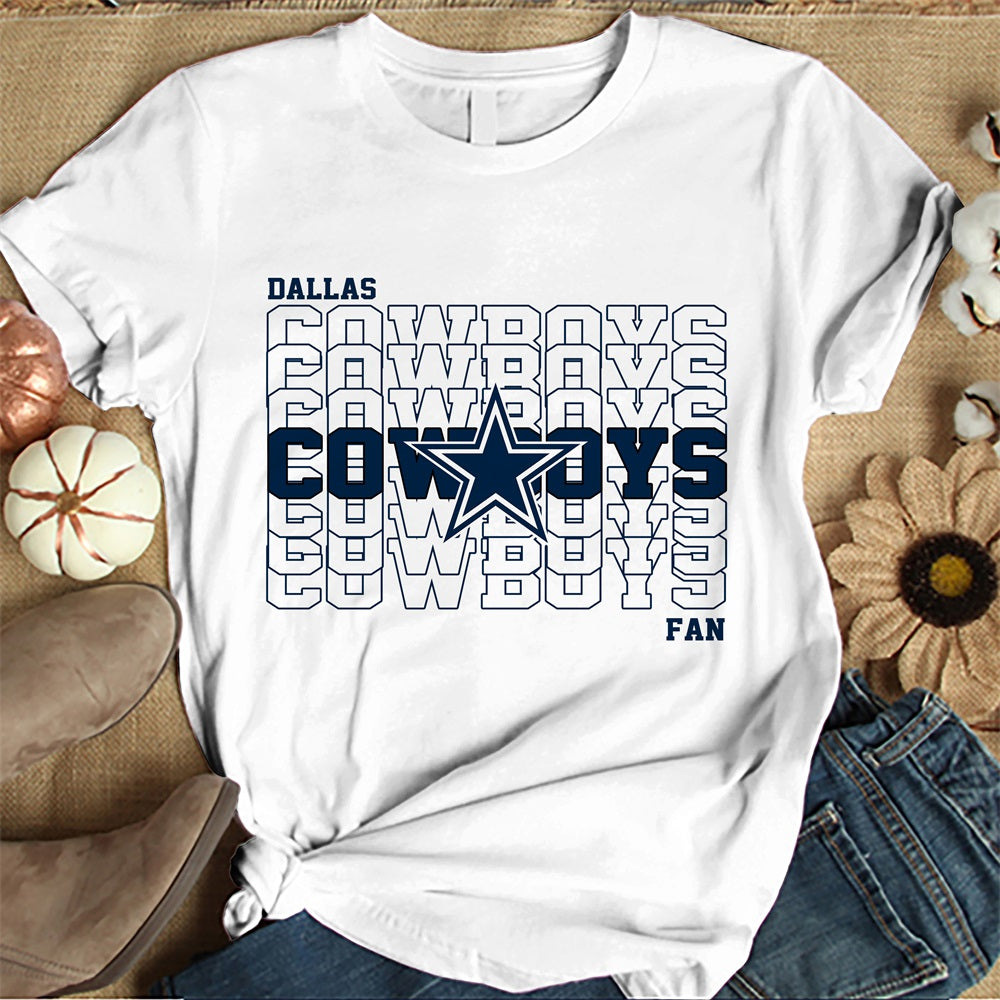 Dallas Cowboys Fashion Short Sleeve Crew-Neck Shirt 3